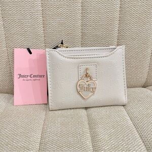 NEW Juicy Couture Metal Mesh Angel Simply‎ Perfect Bifold with Pullout CC Wallet